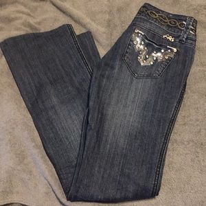 LA Idol boot cut jeans
